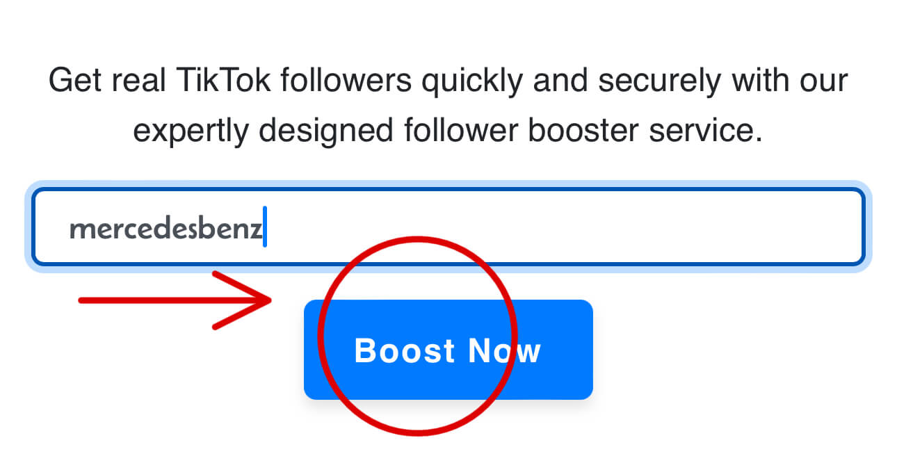 Click Boost Now Button